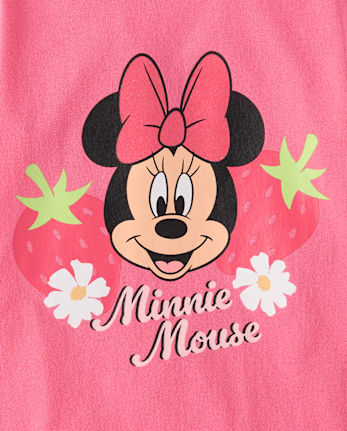 Baby And Toddler Girls Minnie Mouse™ Strawberry Graphic Tee