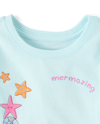 Baby And Toddler Girls Peppa Pigâ¢ Mermaid Graphic Tee