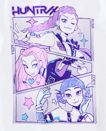 Girls K-Pop Demon Huntersâ¢ Comic Graphic Tee