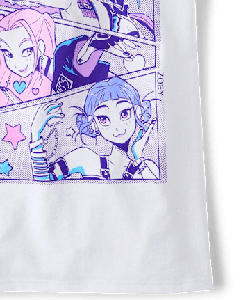 Girls K-Pop Demon Huntersâ¢ Comic Graphic Tee