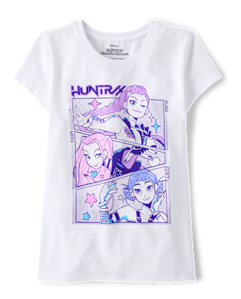 Girls K-Pop Demon Huntersâ¢ Comic Graphic Tee