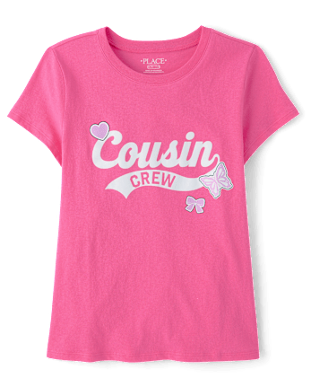 T-shirt graphique pour filles cousines