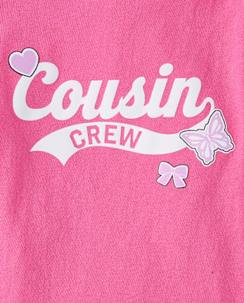 Baby And Toddler Girls Cousin Crew Graphic Tee