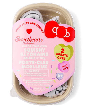 Ensemble de porte-clés squishy à faire soi-même Hello Kitty® x Sweethearts®