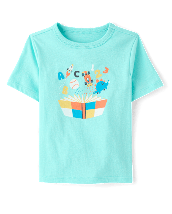 Baby And Toddler Boys Book Graphic Tee