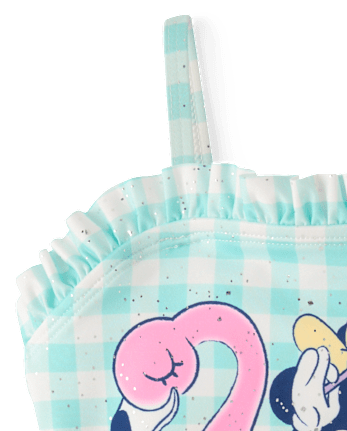 Toddler Girls Minnie Mouseâ¢ Gingham Tankini Swimsuit