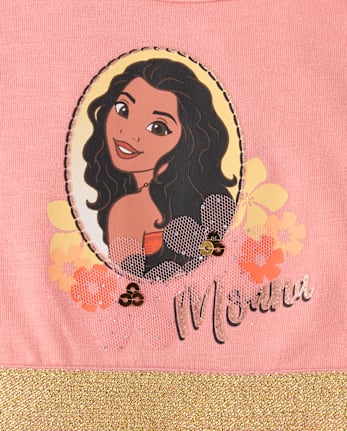 Toddler Girls Moana Glitter Tutu Dress