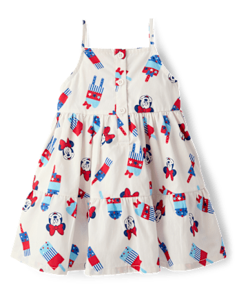 Toddler Girls Minnie Mouse™ Americana Tiered Dress