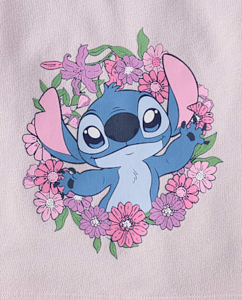 Toddler Girls Stitch Flutter 2-Piece Outfit Set