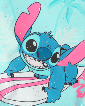 Girls Stitchâ¢ Surfboard One Piece Swimsuit