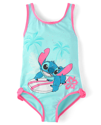 Girls Stitchâ¢ Surfboard One Piece Swimsuit