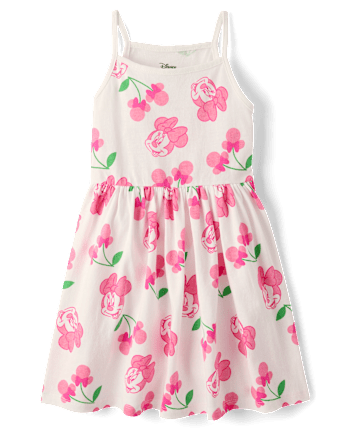 Girls Minnie Mouseâ¢ Americana Smocked Dress