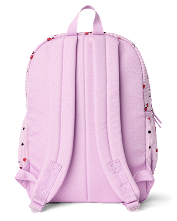 Girls Cherry Corduroy Backpack
