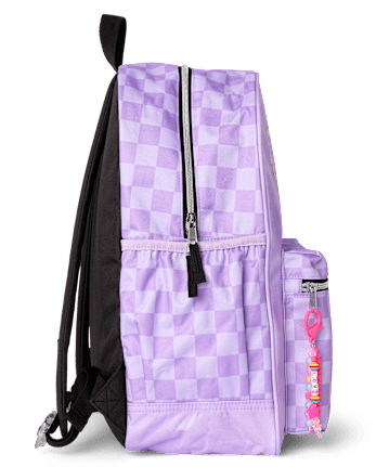 Girls Friendship Bracelet Checkered Backpack