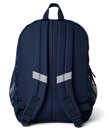Boys Checkered Backpack 2-Piece Set