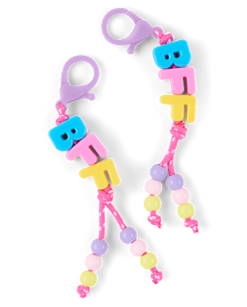 Girls BFF Bag Charm 2-Pack