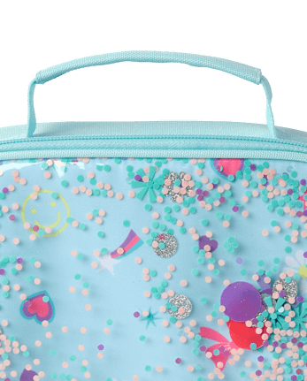 Boîte à lunch à paillettes tremblantes pour filles