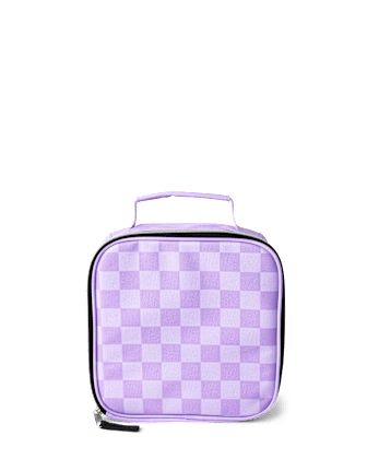Girls Checkered Lunchbox