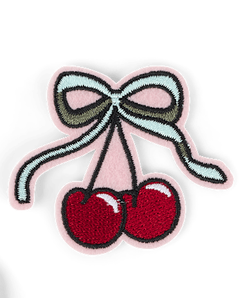 Girls Embroidered BFF Patch 4-Pack