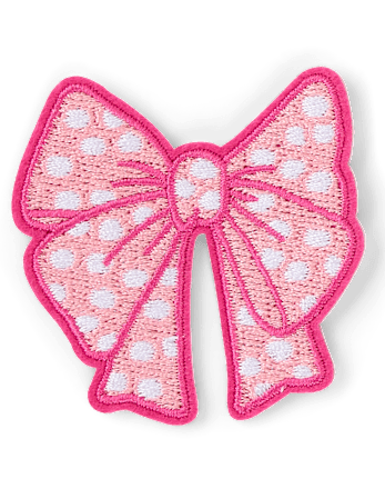Girls Embroidered BFF Patch 4-Pack