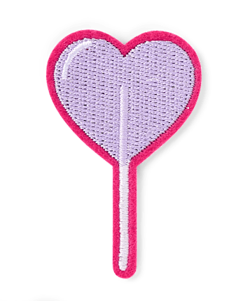 Girls Embroidered Food Patch 4-Pack