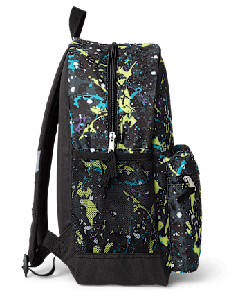 Boys Paint Splatter Backpack