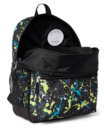 Boys Paint Splatter Backpack