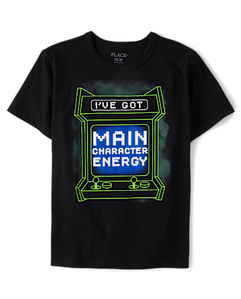 Boys Main Character Energy Graphic Tee