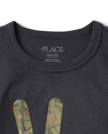 Boys Peace Sign Graphic Tee