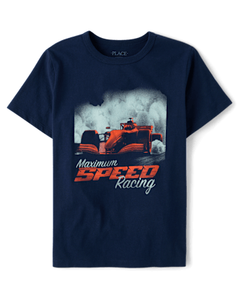 Boys Racecar Graphic Tee