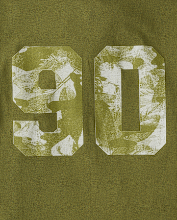 Boys Camo Varsity Graphic Tee