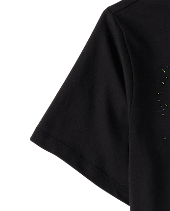 Boys Graffiti Happy Face Graphic Tee