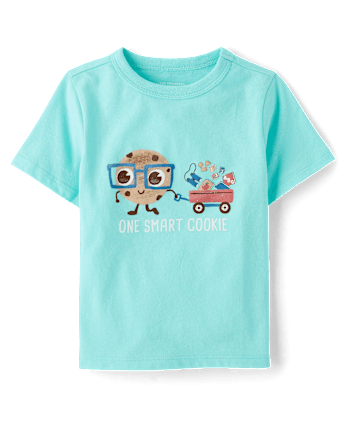 Baby And Toddler Boys Smart Cookie Graphic Tee