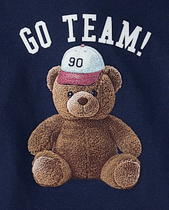 Baby And Toddler Boys Go Team Graphic Tee