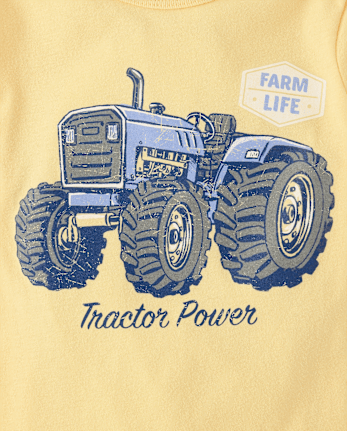 Baby And Toddler Boys Tractor Graphic Tee