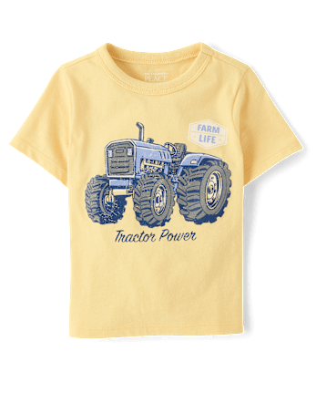 Baby And Toddler Boys Tractor Graphic Tee