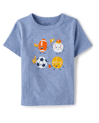 Baby And Toddler Boys Sports Graphic Tee