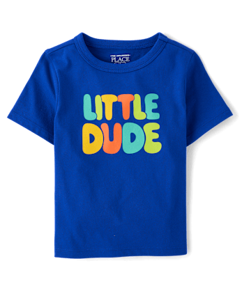 Baby And Toddler Boys Dude Graphic Tee