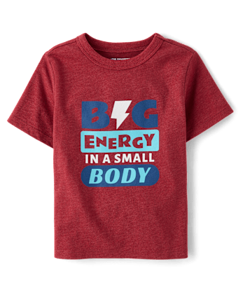 Baby And Toddler Boys Big Energy Graphic Tee