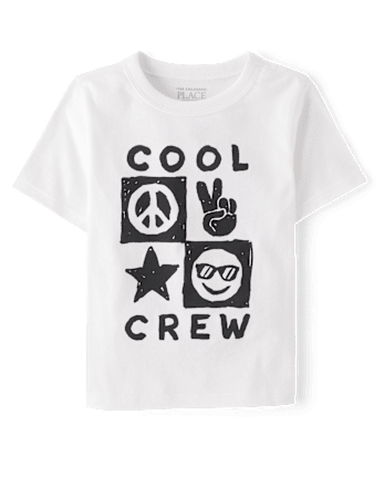 Baby And Toddler Boys Cool Crew Graphic Tee
