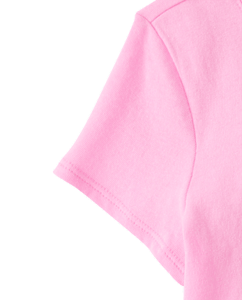 T-shirt graphique ourson bonbon pour bébés et petites filles