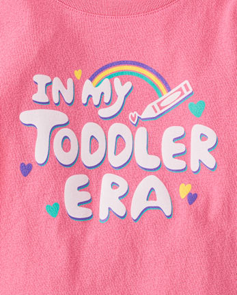 Baby And Toddler Girls Toddler Era Graphic Tee