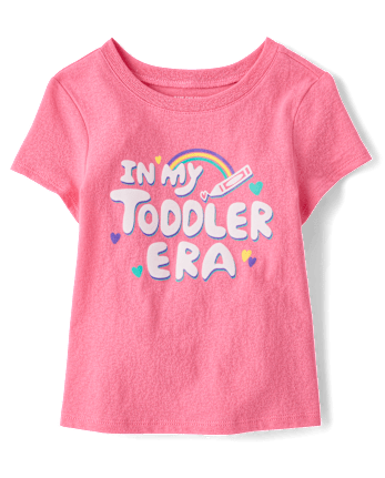 Baby And Toddler Girls Toddler Era Graphic Tee