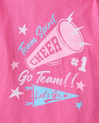 Girls Cheer Graphic Tee