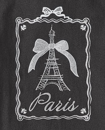Girls Paris Graphic Tee