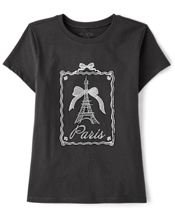 Girls Paris Graphic Tee