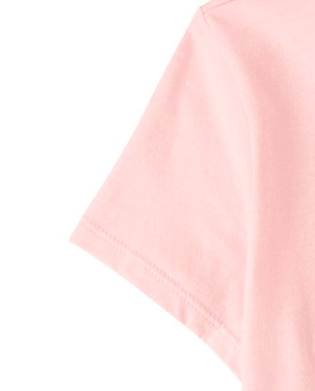 T-shirt graphique à patchs pour filles