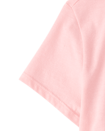 T-shirt graphique pour filles avec un chien