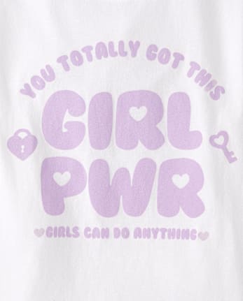 Girls Girl Power Graphic Tee