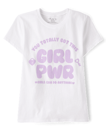 Girls Girl Power Graphic Tee